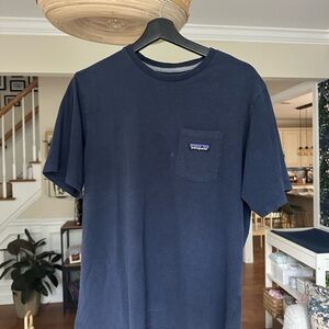 Patagonia Men's Dark Blue Pocket Tee